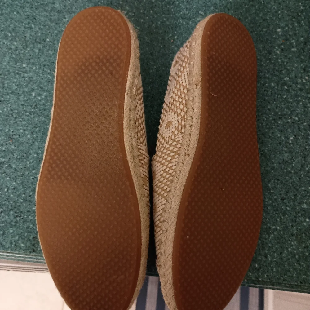 Toms woven flat espadrille sz 8 - Picture 4 of 6
